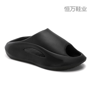 Fujian big manufacturers thick-soled slippers men's summer new sports and leisure lovers step on excrement feeling sandals outdoor wear-resistant