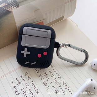 Creative Apple three-dimensional AirPods Pro wireless Bluetooth earphone case 1/2 generation silicone protective case New 3 applicable