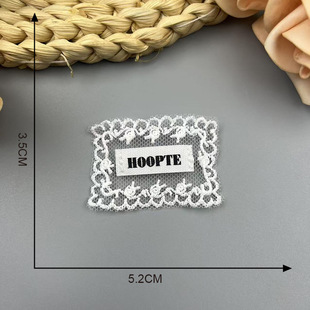 Mesh bottom embroidery lace cloth stickers embroidery flower stickers letters lace shoes and hats patch decorative clothing accessories wholesale