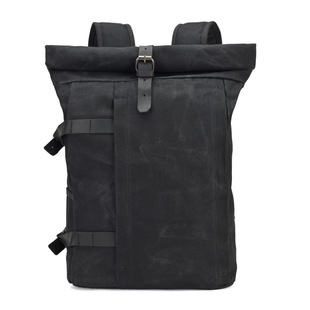 Cross-border Retro Canvas Backpack Men's and Women's Outdoor Sports Mountaineering Bag Travel Backpack Universal Computer Bag