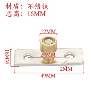 Wooden door sliding door positioning wheel stopper pendulum stopper nylon bearing silent pulley locator smooth free shipping