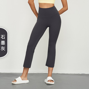 NUF Lycra голые высокоэластичные штаны для йоги женские летние микро-штаны с высокой талией персиковые бедра узкие пластиковые штаны для йоги с талией