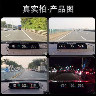 Автомобильный HUD проекционный дисплей Автомобильный Универсальный Beidou GPS Спидометр Многофункциональный HD проекционный монитор дисплей