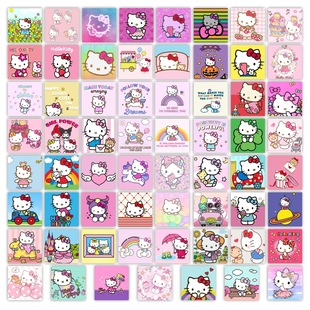63 мультфильм аниме Hello Kitty KT кошка наклейка водостойкая тетрадь чашка для воды Детская награда наклейка