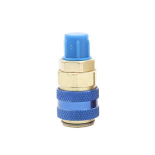 R134a Car Fluoride Quick Connector Refrigerant Meter High and Low Pressure Conversion Joint Air Conditioning Plus Snow Straight Connector