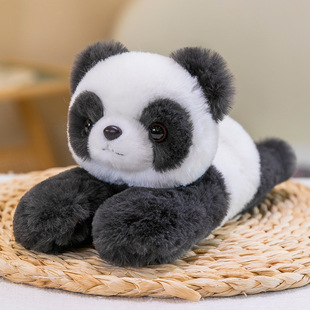 Cute Animal Little Panda Doll Wrist Snap Loop Children's Bracelet Plush Toy Doll Two Ha Doll Fun