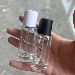 Короткий 20ml байон флакон с задержкой насоса головка лабораторная крышка небольшой образец портативная бутылка для розлива белая крышка