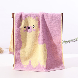 Gold A towel wash absorbent 74*34.5 towel cartoon cotton 01KA0236A a generation of hair