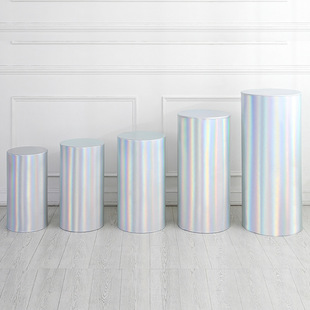 Dessert bucket set Iron dessert tablecloth wedding props dessert table set cylindrical decoration cover cloth party decoration