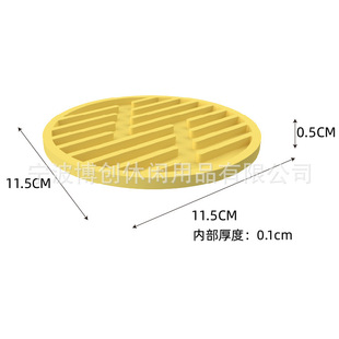 Kitchen Tableware Insulated Non-slip Wine Glass Insulation Mat Dining Table Dish Mat Pot Mat Rollable Storage Silicone Drain Mat
