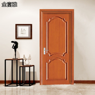 Jinfuya original wooden door walnut original wooden door Chinese solid wooden door Sapele bedroom door paint door indoor flat open
