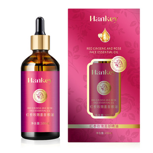 Hanji Red Ginseng Rose Facial Essential Oil Hydrating and Moisturizing Beauty Salon Facial Essence Oil Skin Oil Beauty Oil