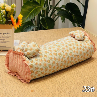 2025 new buckwheat shell pillow neck protection cotton single pillowcase comfortable breathable sweat-absorbent buckwheat pillow rabbit ear pillow