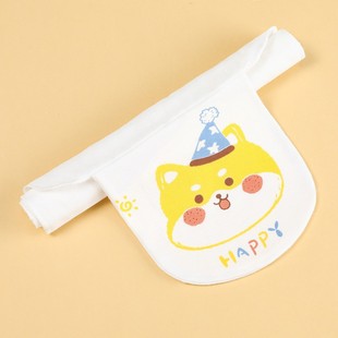 6-layer Thickened Sweat-absorbent Towel Baby Children's Pure Cotton Kindergarten Class A Cotton Gauze Sweat-isolating Towel Baby's Back Pad Antiperspirant