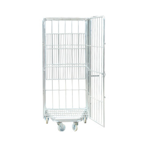 Logistics trolley folding workshop double door cart logistics loading and unloading turnover vehicle workshop warehouse cargo transport vehicle