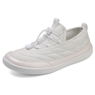 2024 Winter Men's Shoes Casual fleece-lined Couple's Cotton Shoes Men's plus size 50 Warm Foot Cover Shoes Cross-border Lazy Shoes