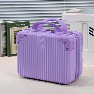 Portable case travel storage case small suitcase 14 inch 16 inch cosmetic case factory logo pattern silk screen wholesale