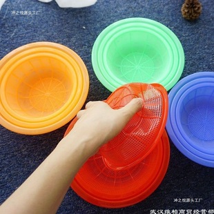 Mini Small Sieve Round Small New Plastic Rice Washing Fruit Basket Basket Class Toy Storage Basket Wholesale