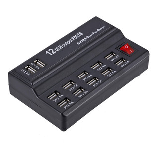 USB multi-port charger USB10 port charging USB plug multi-function intelligent charging 12 Port USB charger