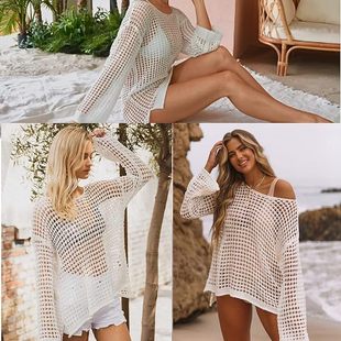 New swimwear summer European and American seaside bikini hollow sunscreen beach swimsuit sexy lace wholesale