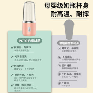 [Only Change, Not Repair] Chigo Rechargeable Portable Juicer Household Small Multifunctional Fruit and Vegetable Juice to Zhe