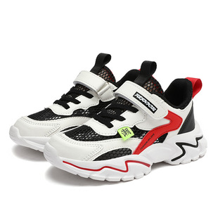 2022 Spring and Autumn Boys' New Leather Fashion sneaker Primary School Comfortable Popular Campus Mesh Casual Shoes