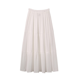 French Niche Top Women's Summer Dress Korean Style Large Size Slim Chubby Girl Dress Slimming High Waist A- Line Skirt 3018