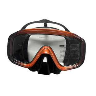 New large frame diving goggles breathing tube suit men's and women's waterproof anti-fog silicone mask floating diving mask cross-border