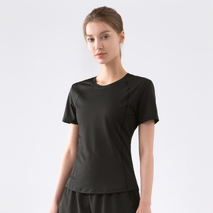 Factory Direct summer new yoga clothes women's breathable sports running workout clothes slimming yoga short sleeve t-shirt