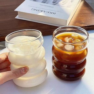 Чашка кофе из фруктового чая с холодным напитком чашка с фруктовым соком чашка с высоким значением Гусеница чашка для домашнего питья с высоким содержанием боросиликатного стекла