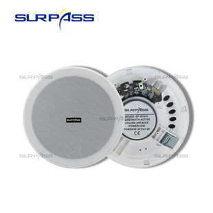 High-Quality Background Music 6inch Ceiling Speakers Bluetooth with Amplifier Ceiling Broadcast Full-Range Speaker Microphone