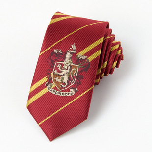 Harry Potter Tie Gland Findor Slytherin Ravenclaw jk College Style Oblique Striped Tie Men