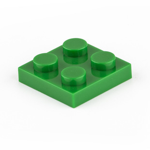 Compatible with Lego small particles 2x2 basic brick short board building blocks accessories children's splicing thin square 4-hole universal 3022