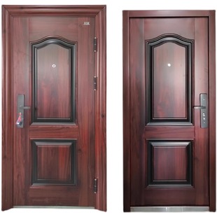 ✅Steel anti-theft door in stock door apartment commercial housing rural villa can be equipped with fingerprint lock wholesale source factory