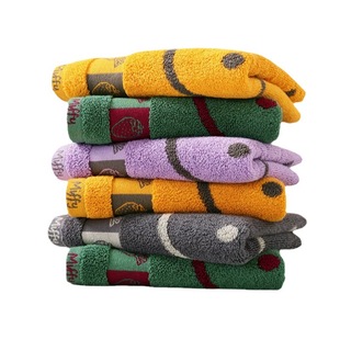 Wholesale Towel Gold Miffy Joint Water Absorbent Couples Face Towel Cotton Household Wash Face Bath Wipe Face 72*34
