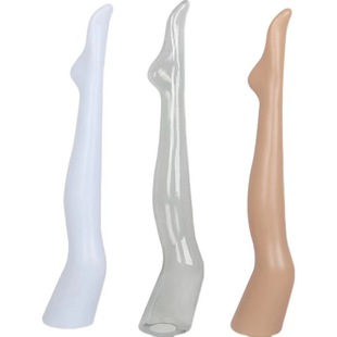 Silk stockings pantyhose model artificial leg socks display props plastic adult socks feet white skin color with base
