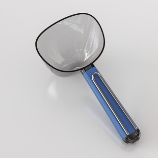 Household Kitchen Measuring Rice Spoon Rice Shovel Two-in-One Sealed Grain Spoon Grain Crops Flour Baking Measuring Spoon with Scale