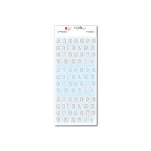 Curry Xixi gradient color letter series stickers basic dialog box DIY Goka hand account decorative stickers