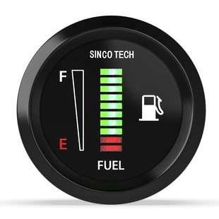 SINCO TECH топливный бак измеритель 52MM автомобильная модификация счетчик светодиодного уровня 12V универсальный трансграничный специализированный