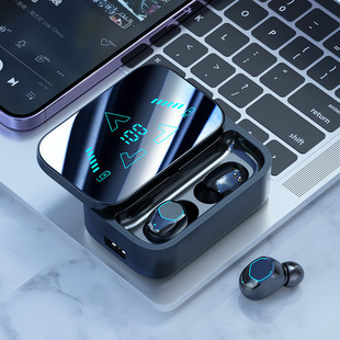 Трансграничная новая Bluetooth-гарнитура M48 с длительным сроком службы, большая мощность, экран цифрового дисплея, перезаряжаемая гарнитура 5,3