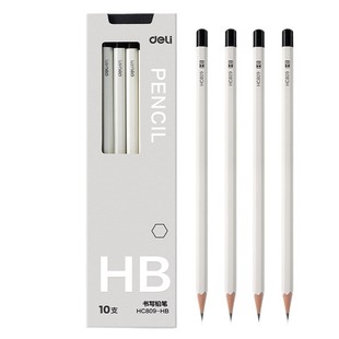 Deli HC8092b test pencil hb a box of hexagonal pole primary school kindergarten special safety pencil wholesale