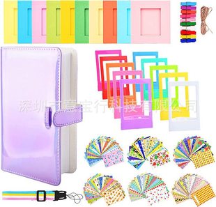 For Poroflo Universal Accessories suit 11 in One 108 Photo Album Frame Sticker Shoulder Strap