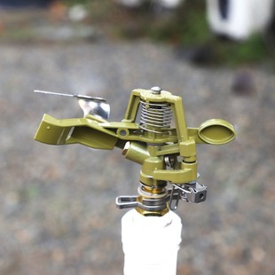 Lawn rocker nozzle with pin 360 degree rotating nozzle zinc alloy irrigation nozzle controllable angle jet
