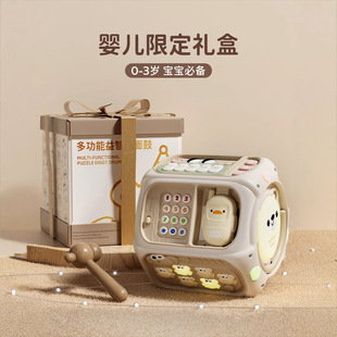 Подарок на День защиты детей, игрушки для девочки 0.05-0.11kg с половиной лет, для мальчика 3 лет, детский ручной барабан, подарок на день рождения ребенка