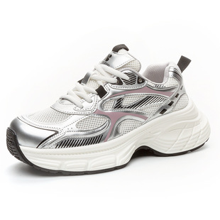 Lightweight Thick-soled Increased Mesh Breathable Torre Shoes for Women 2024 New Summer Korean-style All-match Casual sneaker