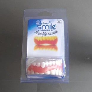 Cross-border explosions instantsmile simulation silicone teeth braces stickers smile dentures braces manufacturers cross-border