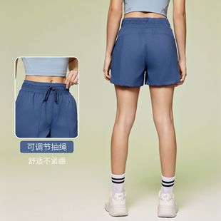 Summer New High Waist Loose Casual Shorts Women's Ice Sense Quick-drying Breathable Fitness Yoga Shorts DSS069