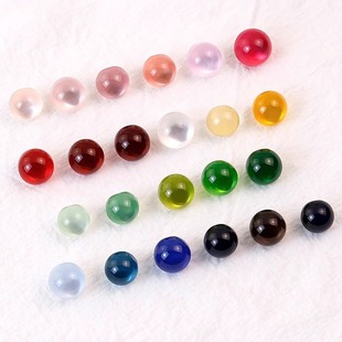 Round Bead Button Jade Bead Cheongsam Imitation Jade Round Small Button Tang Suit Hanfu Vintage Decorative Accessories Accessories