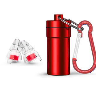 Amazon Hot Sale Music Festival Soundproof Liquid Silicone Earplug Filter Earplug Storage Waterproof Bin