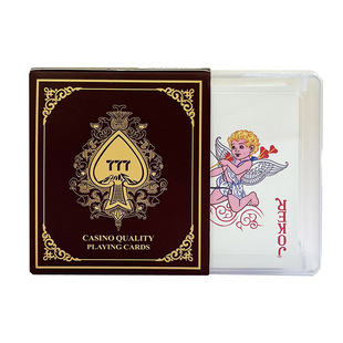 Event-Specific Texas Hold'Em Playing Cards German Kohler Black Core Paper Pvc Poker Magic Playing Cards Flower Cut Customization